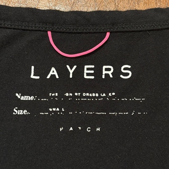 Layers by Hatch Black T Shirt Dress Modal Stretchy Maternity Small S - Picture 4 of 5